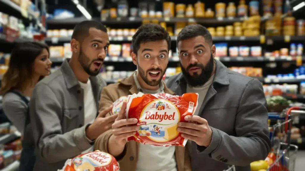 Wanneer de rode beschermlaag van de Babybel een verrassend geheim onthult, staan consumenten versteld